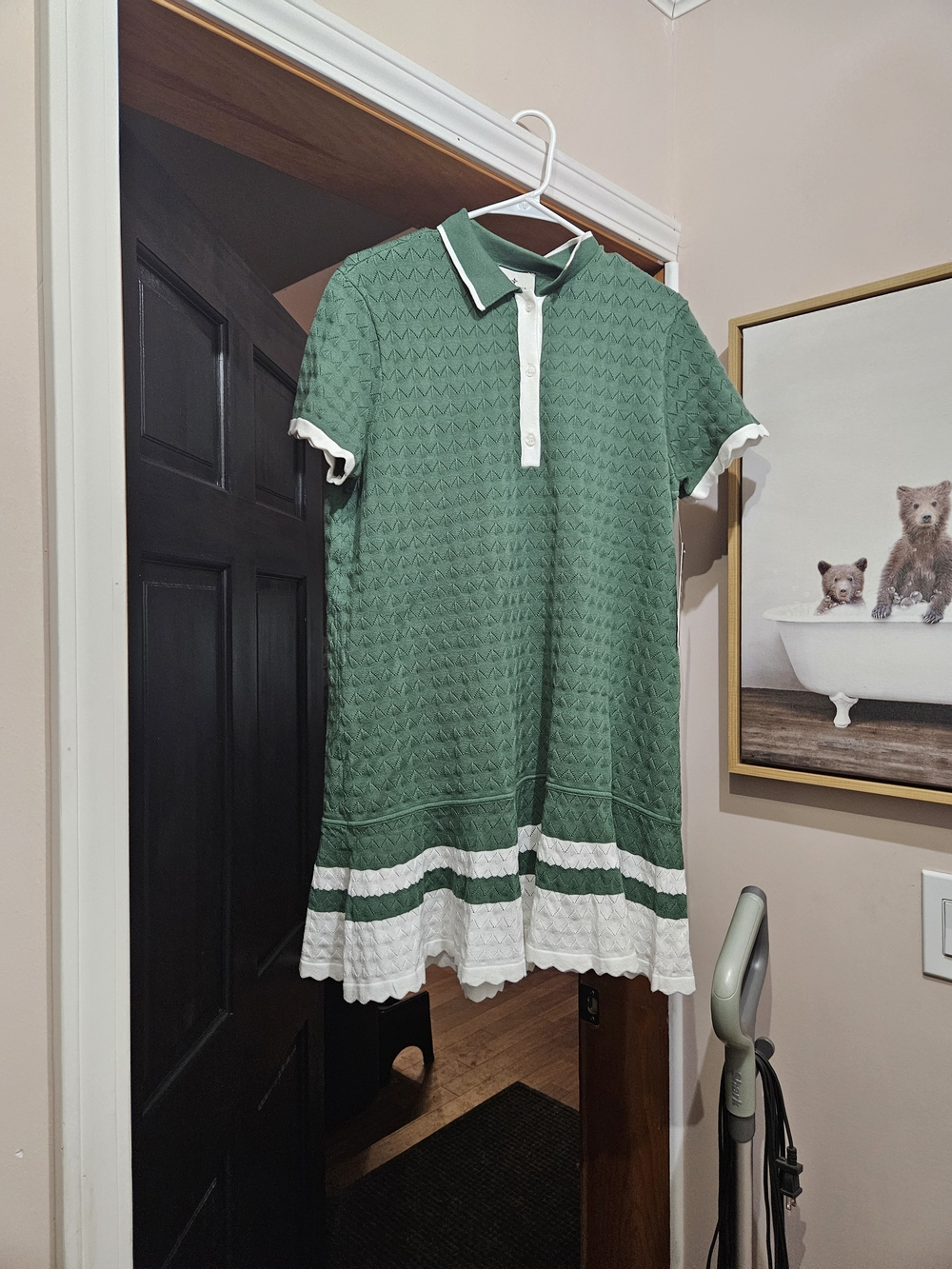 Nwt Tuckernuck Mountain View May Sweater Polo Dress Size LG - Picture 5 of 8